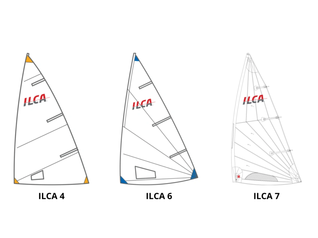ILCA rig options, ILCA 4, 6 or 7